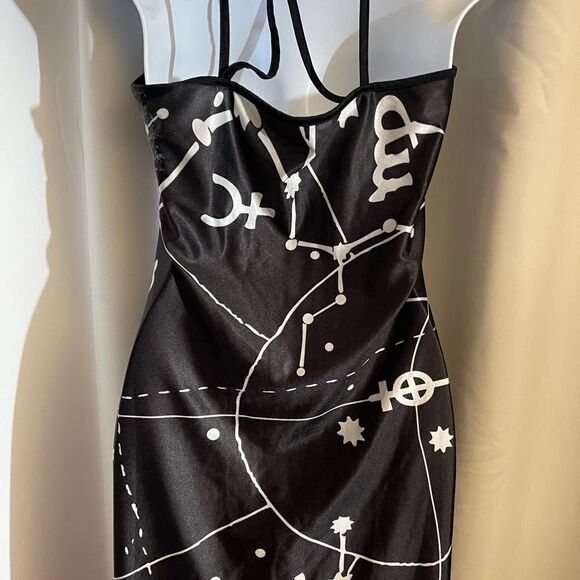 Pentagram Strap Bodycon Dress S/M - Picture 5 of 7